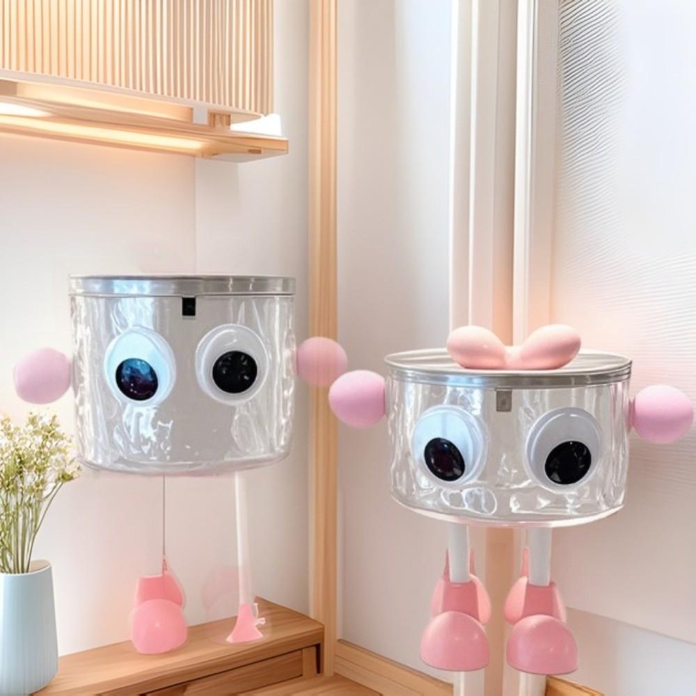 Large Capacity Desktop Storage Box Transparent Pen Storage Buckets Bathroom Storage