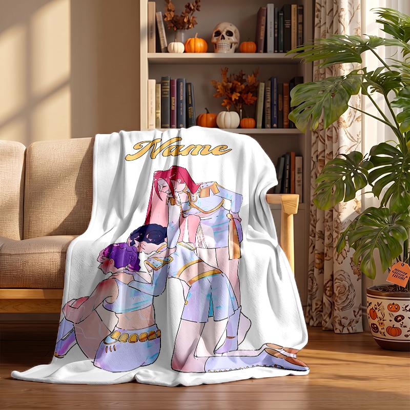 HUNTRIX Custom Flannel Blankets Soft Warm Cozy Throws for Home Decor Holiday Gifts
