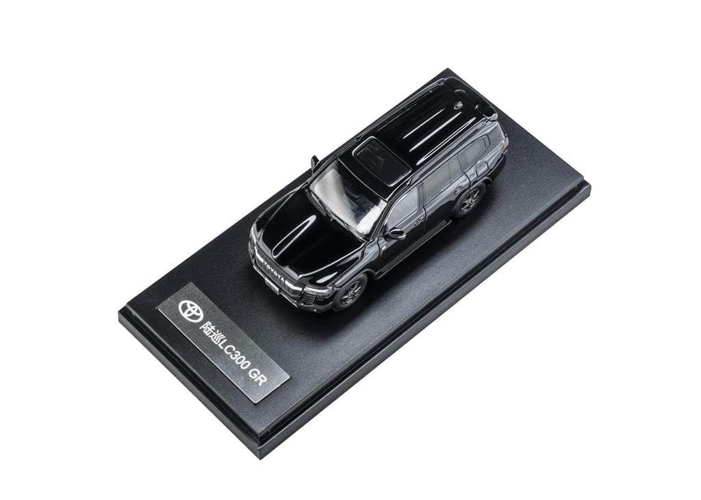 LCD MODELS 1/64 Toyota LC300-GR SPORT Black Ready-to-Run Model
