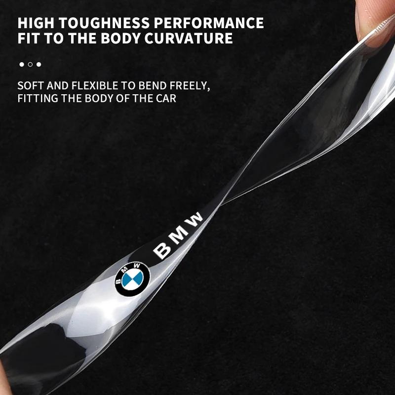 4PCS Car Door Anti-collision Protector Bumper Strip Sticker For BMW E90 E60 E46 E93 F20 F21 F30 F31 F32 F33 F34 F15 F10 F01 F11