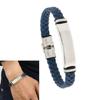 Fashionable Handmade Leather Cord Bracelet With Stainless Steel Hardware Slim Design Fits Most Wrists Great As Friendship Or Romance Gift