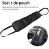 Auto Car Seat Side Net Mesh Storage Bag Key Phone Holder Pocket Organizer Red