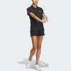 Adidas Heat.Rdy Debossed Polo Shirt Women Polo Shirts Black IK9819
