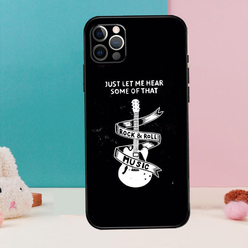 

Панк-рок чехол для телефона для iPhone 17 Air 16 15 14 12 11 13 Pro Max 12 13 mini 15 16 Plus 16e Чехол Coque iPhone 13Pro MAX