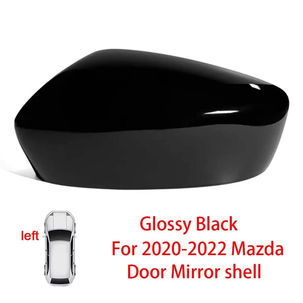 Protective Cover Door Mirror Shell For Mazda 3 Axela    Red Black White Gray Silver Car Rearview Accessories Replace