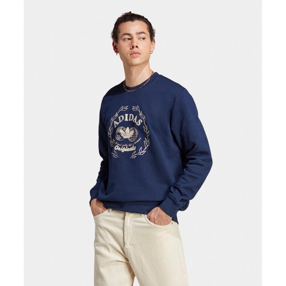 

Толстовка ADIDAS с графическим рисунком - темно-синий IC5769