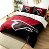 Atlanta Falcons 3-teiliges Bettwäsche-Set Einfaches Modernes Bettwäsche-Set Knitterfest Weicher Stoff Ganzjahresnutzung ein perfektes Geschenk