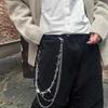 Zinc Zinc Zinc Alloy Rivet Studded Pants Chain Studded Jeans Chain Fashion Pants Hanging Chain  Steet