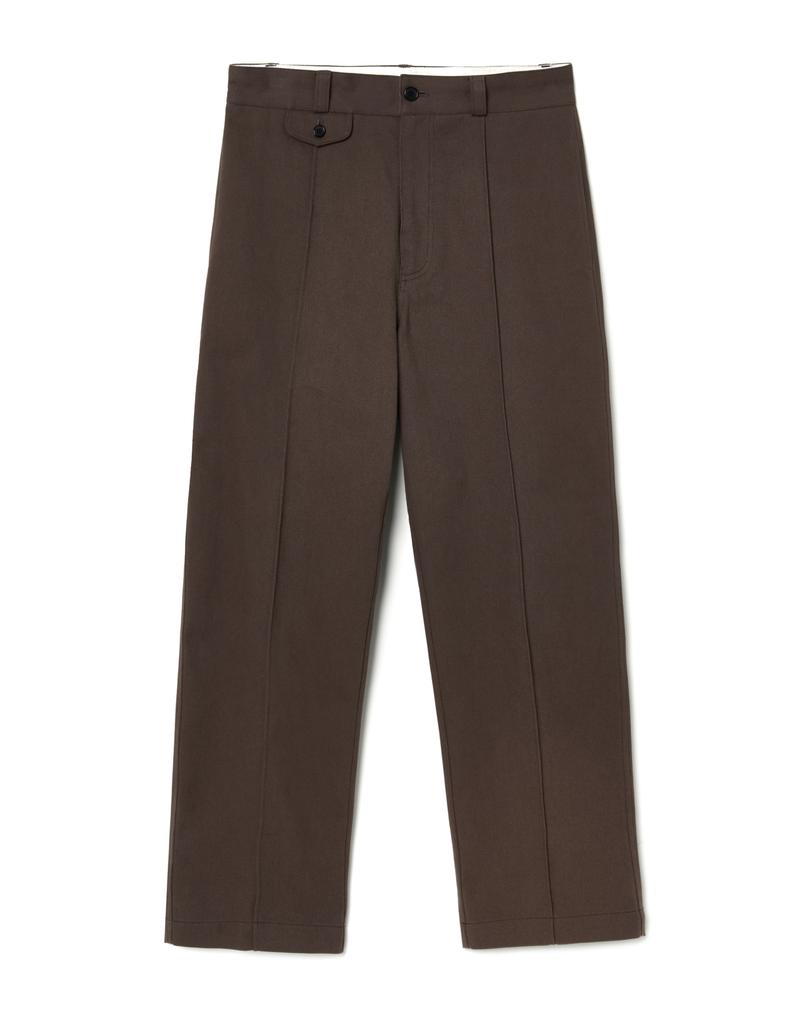 LORES Pintuck Chino Pants - Brown