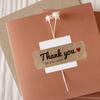 Popular Kraft Paper Thank You Sticker Label