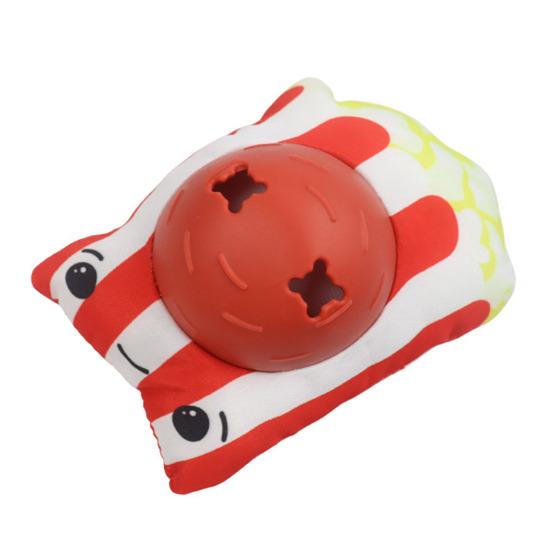 

Dog Treat Dispenser Toy Interactive Dog Squeaky Chew Toy Treat Dispensing Puzzle Toy for Dogs Relieves Boredom Mental Stimulation