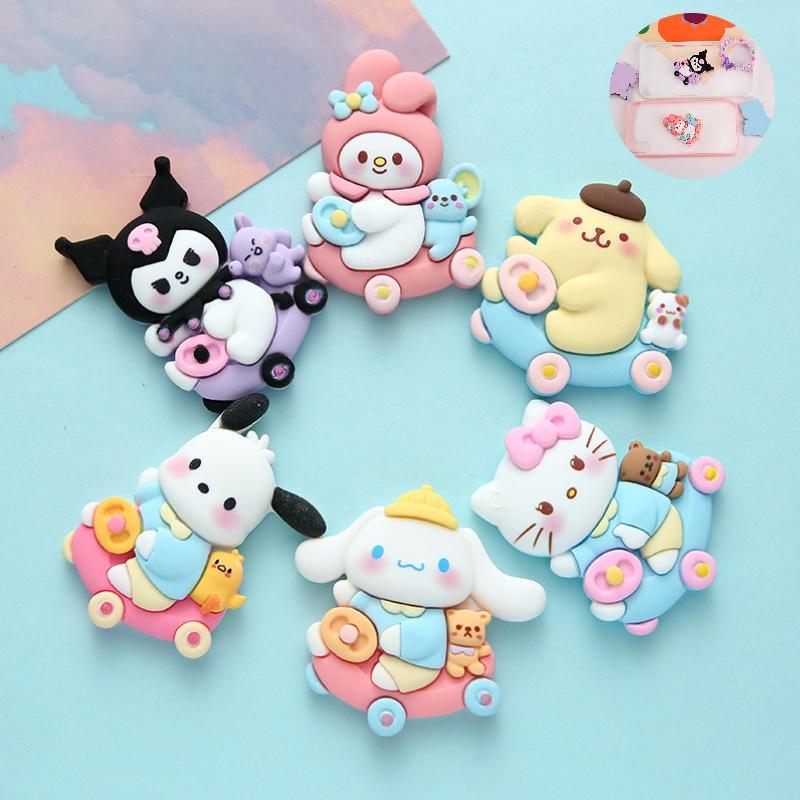 Cartoon Dog Car Tree Resin Accessories Cream Jelly Diy Phone Case Hairpin Water Cup Stationery Patch Material Characters)