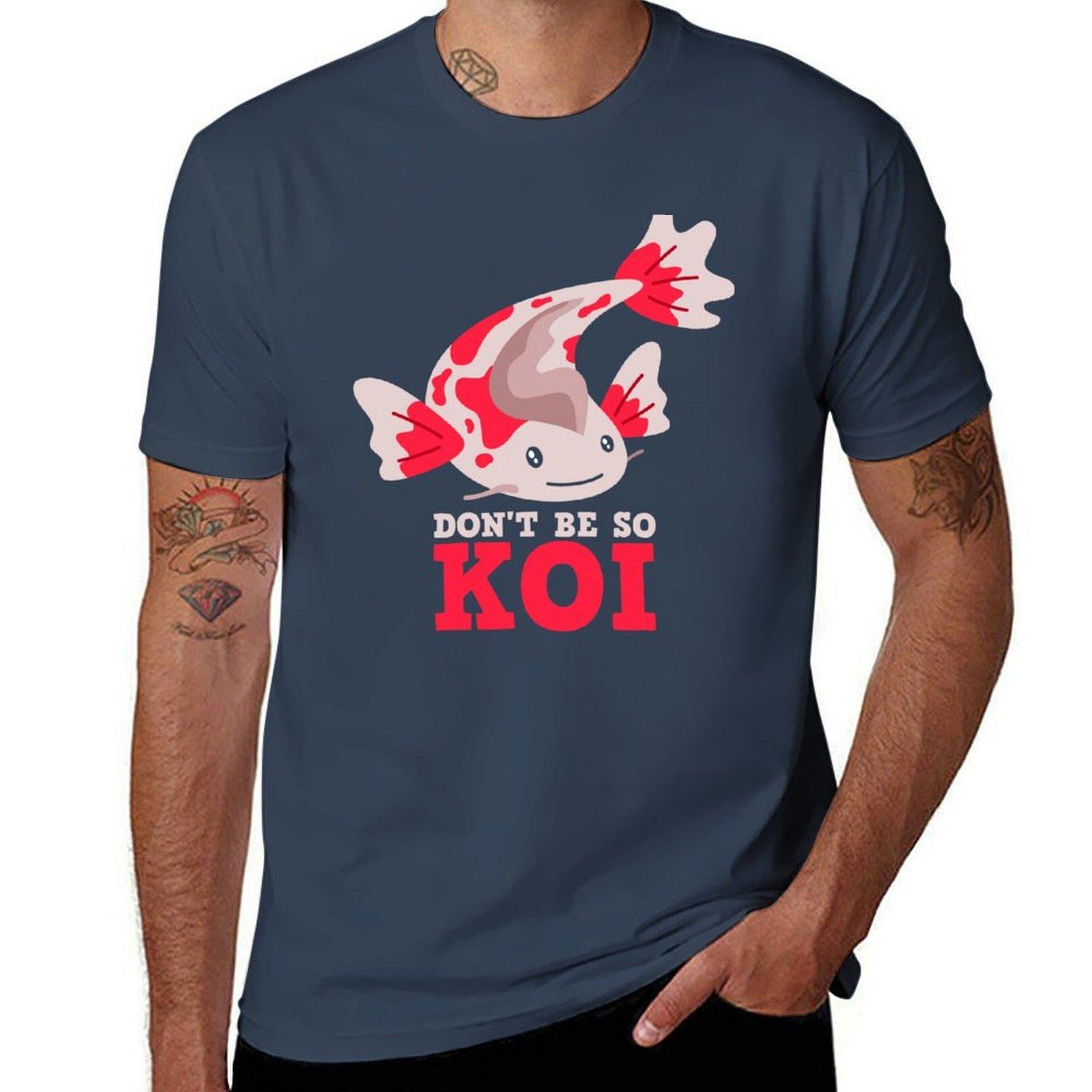 Dont Be So Koi Red Tshirt Essential Solid Color Tshirt S