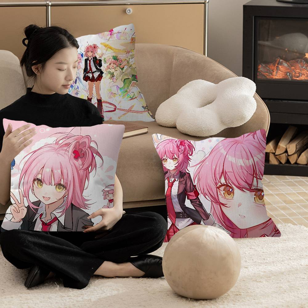 Shugo Chara Japan Anime Cushion Cover Polyester Sofa Cushions Decorative Throw Pillows Home Decoration Pillowcover