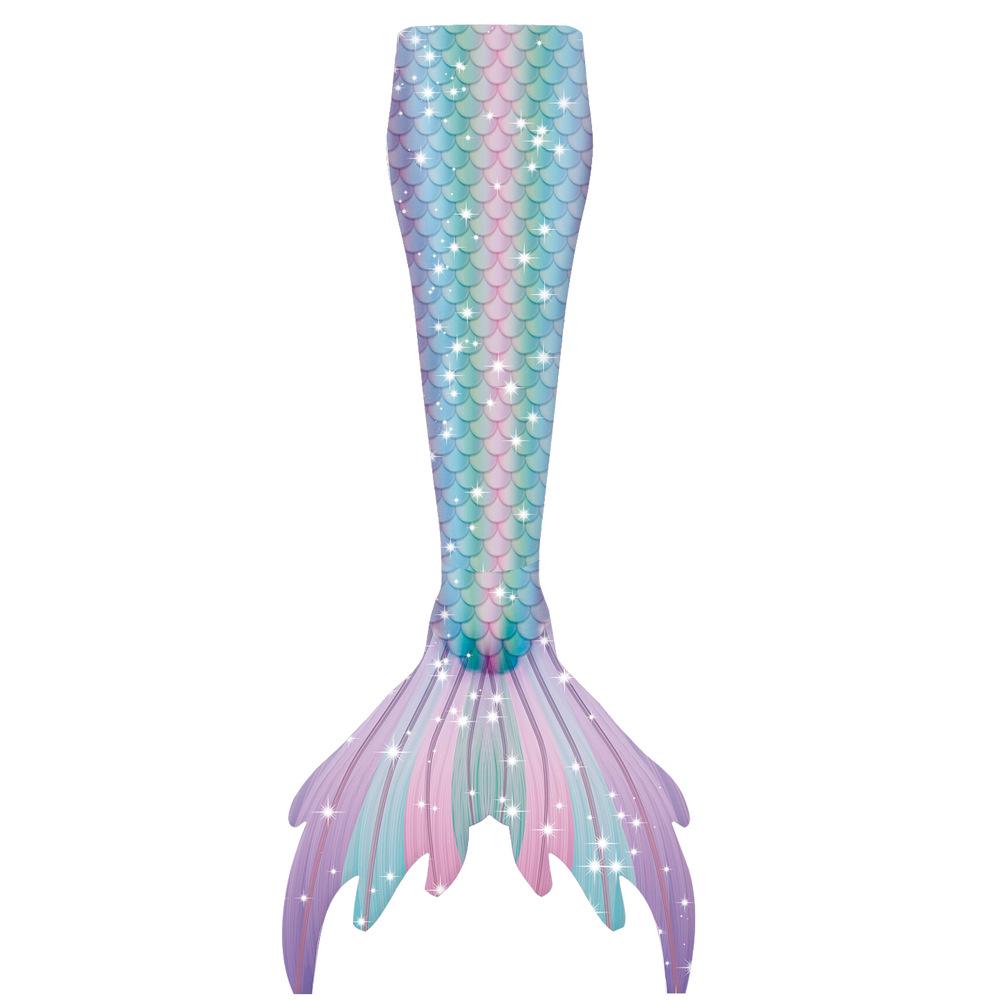 Costum de baie Costum de Prințesă Sirena pentru Copii cu Coadă - Stil Nou pentru Fete