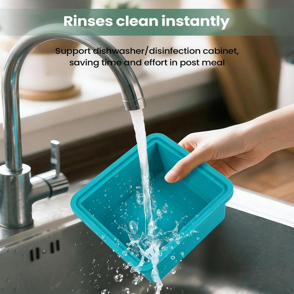 Silicone Soup Freezer Molds 500ml Leakproof Dishwasher Safe Tray Silicone Food Freezer Molds For Home Kitchen Apartment