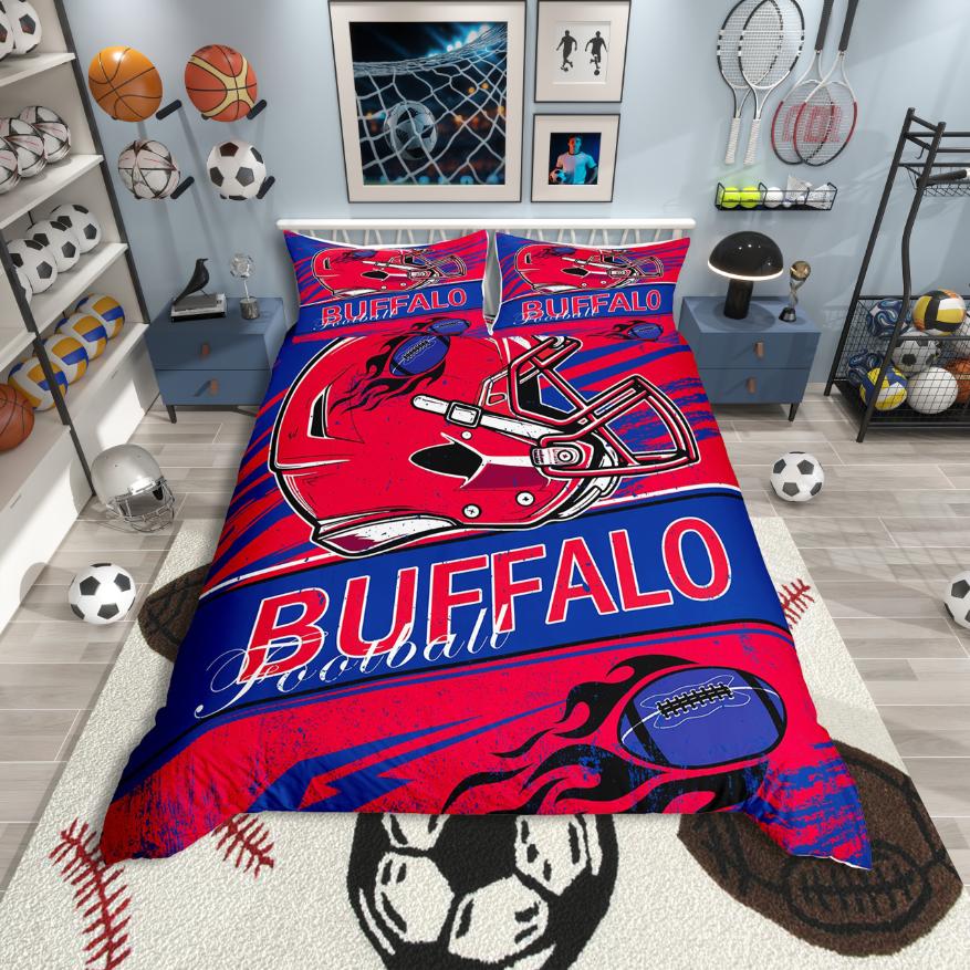 

Comforter Homewish Kids Rugby Game American Football City Bedding Setsports City Bed Set For Boys Teens Comforter (quilt)-EU Single(135*200cm)3pcs