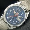 JAPAN VINTAGE REFURBISHED SEIKO 5 AUTOMATIC 6309A MENS BLUE DIAL WATCH A442420-1