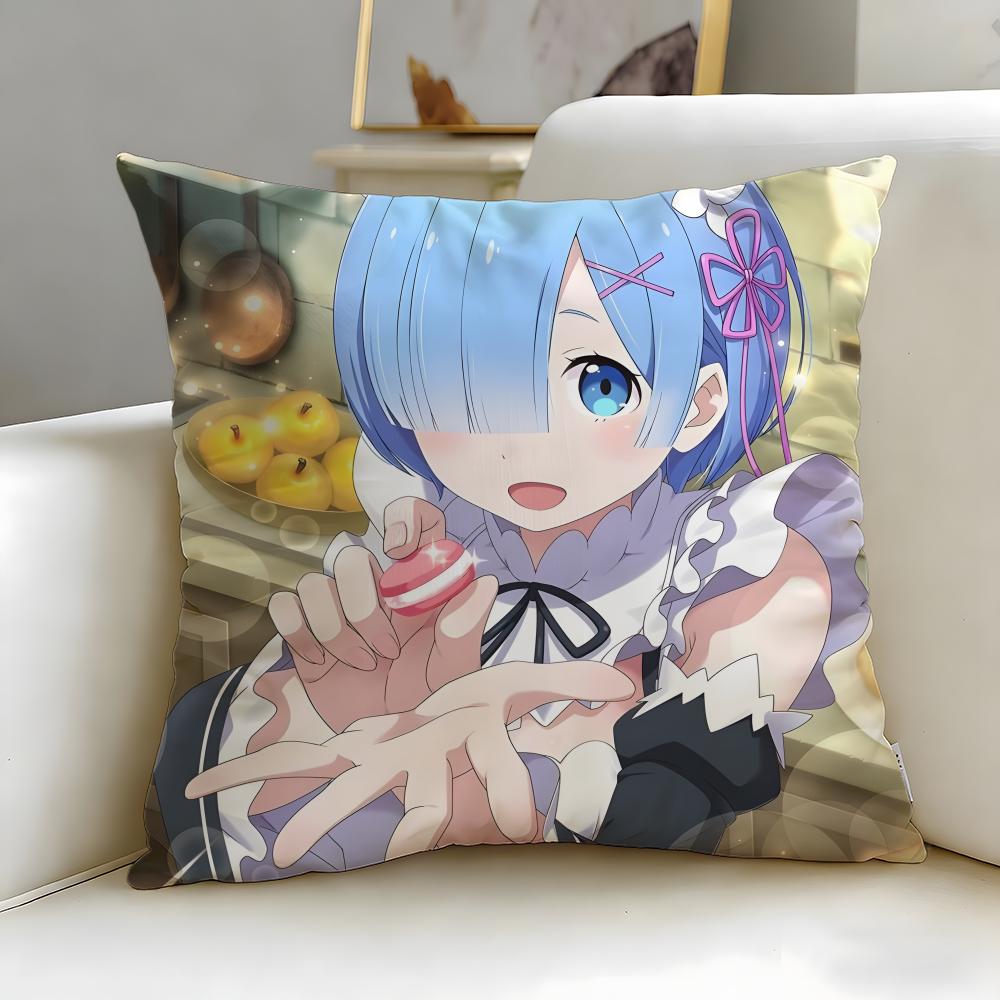 ReLife In a Different World from Zero Cushion Cover Soft  EasyWash Pillow Case  Versatile for Couch Bed Travel and Office