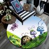 A Bug's Life pattern round rug,Carpet Rug for Living Room Bedroom Playroom ,Non-slip Floor Mat,Holiday Gifts and Birthday Gifts.