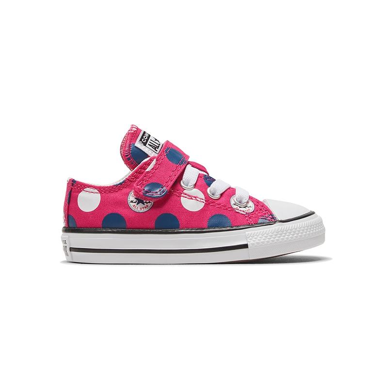 Converse Chuck Taylor All Star 1V Low Top Canvas Shoes Pink Infant And Toddler