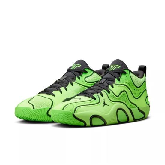 Neue Jordan Tatum 3 Support Leichte Mid-Top Basketballschuhe Herren Geisterhaftes Grün HV5912-300