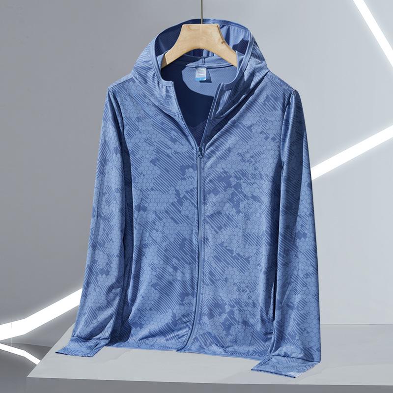Ice Silk Men's Sun Protection Jacket 2026 - New Style, Anti-UV, Breathable, Thin for Summer & Outdoor Fishing