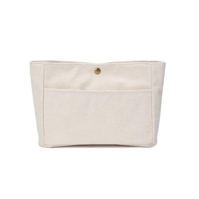 YONBEN Storage Bag, Lightweight, Large Capacity, Eco-Friendly Cotton Canvas Bag, Inner Bag, Handbag Organizer (Canvas/Beige)