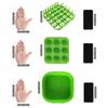 Air Fryer Silicone Basket Liners Large Square Oven Pan BBQ Grill Reusable Cake Molds for Hot Dogs Bacon Jelly