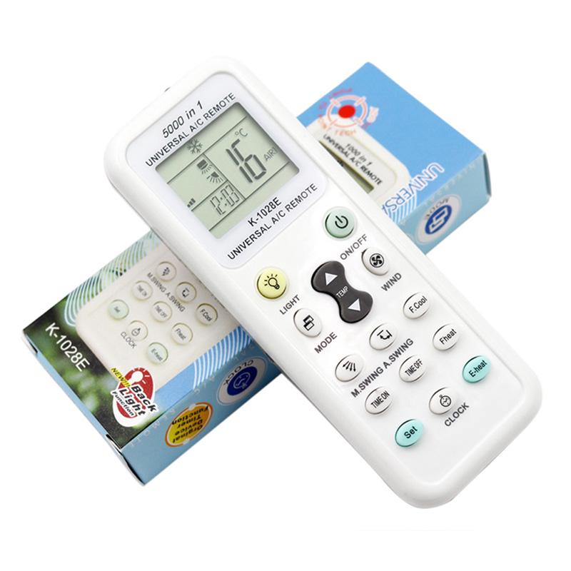 Télécommande Universelle Climatiseur K-1028E - Compatible 1000+ Marques, écran Rétroéclairé, Portable