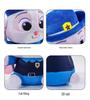 Zootopia Judy and Nick Plush Toy Set - Chubby Fox and Leopard Police Officer Dolls