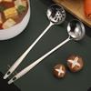 Thickened Stainless Steel Long-Handle Soup Spoon