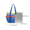 Portable Mesh Beach Storage Bag Breathable Toiletry Bag  for Cruise Swim Vacation Essentials