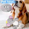 Pet Plush Squeaky Toy With Cotton Rope For Teeth Grinding, Dog Toy, Pet Supplies.