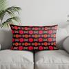 Home Decor Colorful Floral Pattern Pillowcases Suitable For Sofa Bedroom Car Pillow Cover Cushion Rectangular Back Cushion