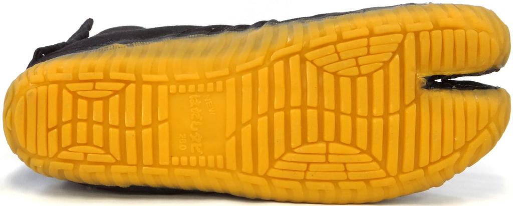 Rikioh Festival Tabi, New Barefoot Tabi II, 7-Piece Set, Black, KNH7II, 25.5 cm