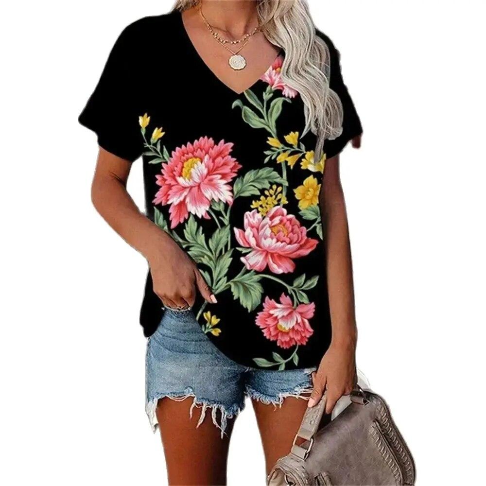 Забавная универсальная повседневная винтажная сексуальная модная женская футболка — фото 3