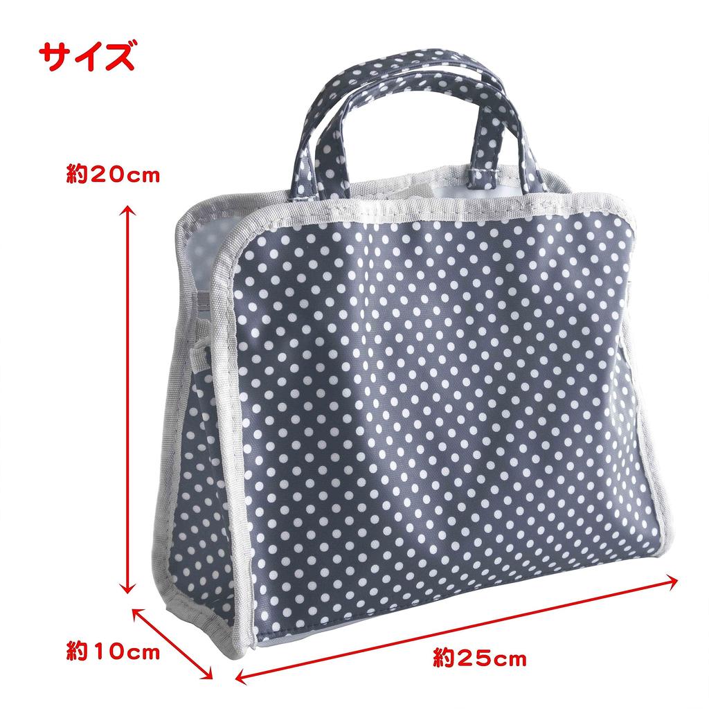 C-RAYS Waterproof Gym Bag with Mesh Bottom, Ideal for Spas, Pools, and More (Polka Dot)