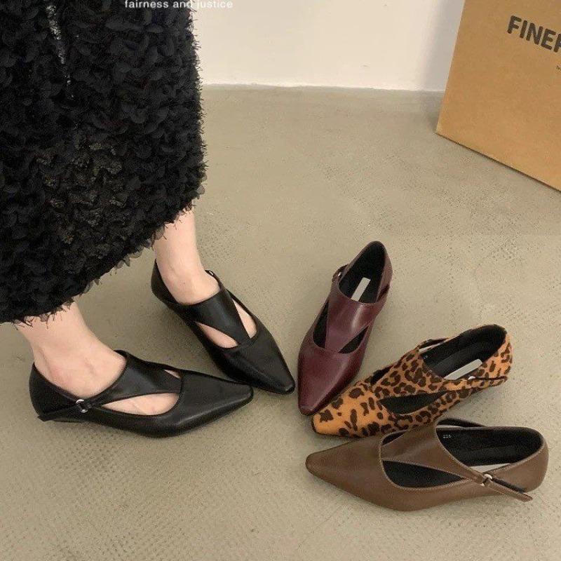 Fashion New Autumn Sexy High Heels Women Hollow Elegant Designer Slingbacks Sandals Female Dress Comfort Fashion Pointed Toe Pumps Women