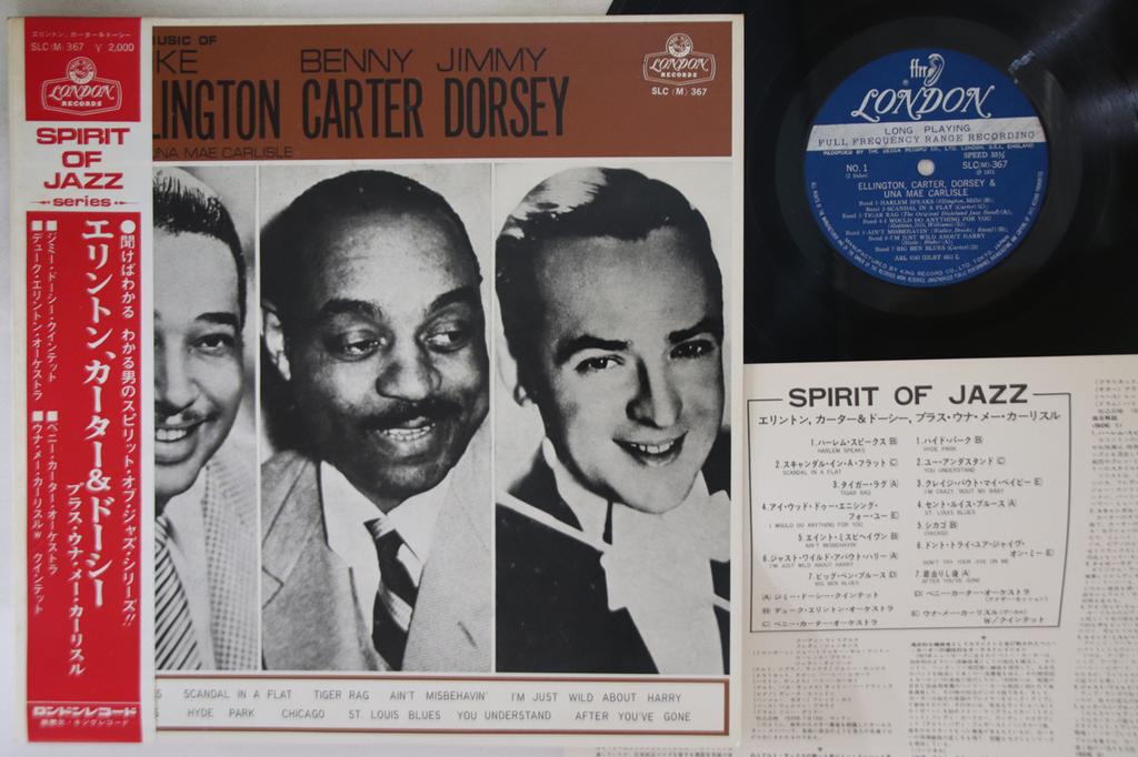 LP Record VARIOUS - Ellington, Carter, Dorsey And Una M SLC367 LONDON Japan Obi Jazz Used