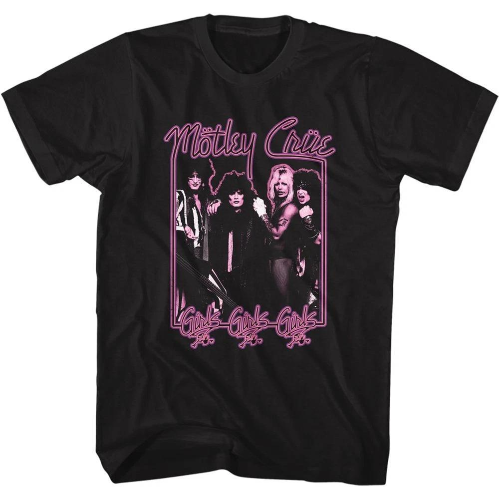 Motley Crue Girls Girls Girls Neon Tshirt S