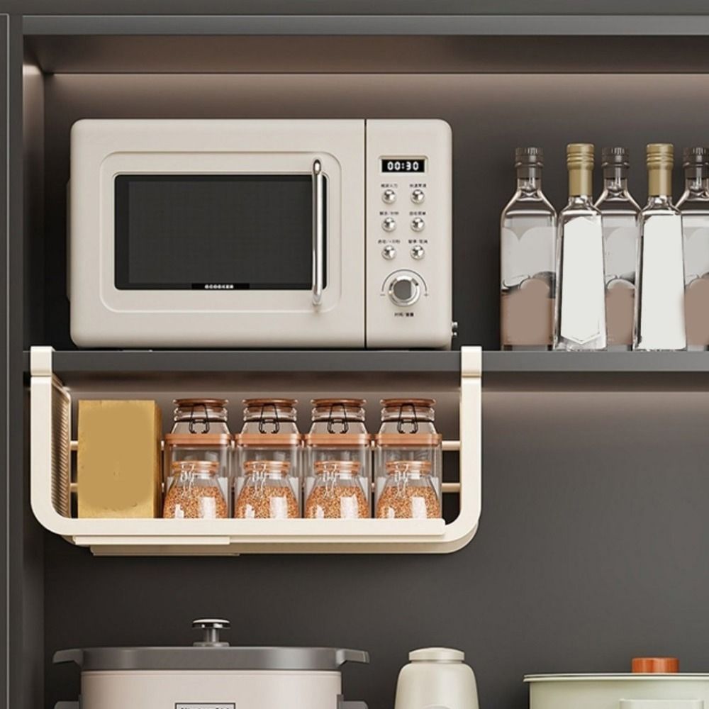 Large Capacity Under Cabinet Storage Rack Carbon Steel Spice Holder Cabinet