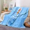 Haaland Spielerpose Flanelldecke, Weiches Polyester, Modernes Design, Ganzjahres für Camping, Reisen, Geschenke für Feiertage oder Geburtstage