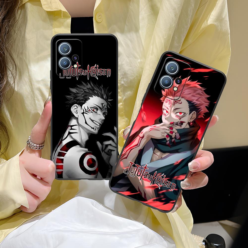 Jujutsu Kaisen Sukuna Mobile Phone Case for Huawei P60 P50 P40 P30 P20 P10 P9 P8 Pro Lite Plus Colorful Printing Cover Cover