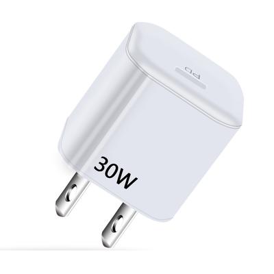 Γρήγορος Φορτιστής PD 30W για Κεφαλή Φόρτισης PD 30W USB C Γρήγορος Φορτιστής Κύβος Προσαρμογέα Ρεύματος για iPhone Samsung Xiaomi