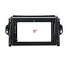 2 Din Autoradio Blende TOYOTA Fortuner 2015-2020 Auto Stereo Audio Player DVD Panel Armaturenbrett Einbausatz Rahmen Mittelkonsole Halter