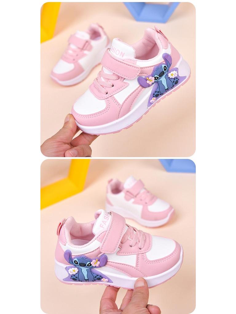 Children's Breathable Cartoon Canvas Shoes - White, Wear-Resistant, Low-Top, Flat, Casual for Little Boys and Girls
