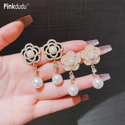 Modische süße Ohrstecker mit Rosen für Damen, elegante Ohrstecker aus Zinklegierung, einfacher Schmuck, Geschenk PD2213