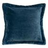 "Cuddly" Cushion 38 X 58 Cm and 53 X 53 Cm Flannel 550 G - Cuddly Aegean Blue - Cushion 53 X 53 Cm