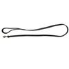 @ Klassische Lederleine für Hund Schwarze Farbe 188g Zr-8044-60% Rabatt